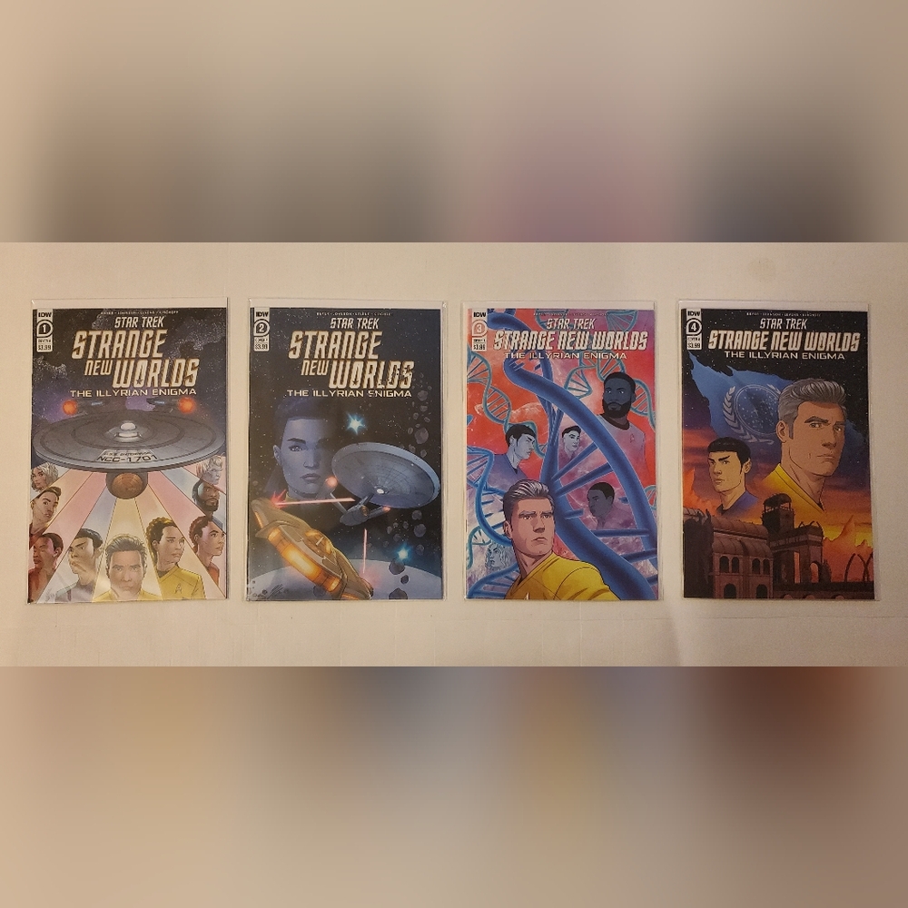 Star Trek Strange New Worlds: The Illyrian Enigma #1-4 FULL SET (IDW 2022) NM